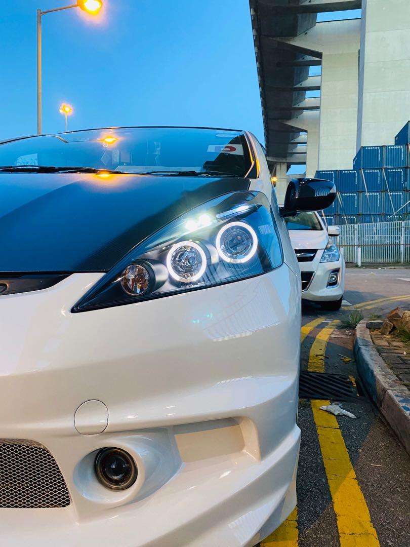 Jazz Fit Ge6 Ge8 前期h4台制魚眼燈 汽車配件 改裝 內外零件 Carousell