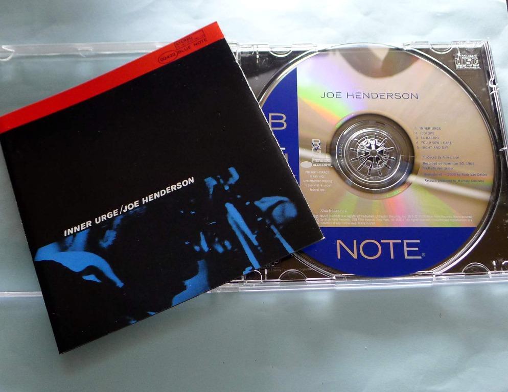 Joe Henderson Inner Urge美國版靚聲爵士樂CD唱片, 興趣及遊戲, 收藏品