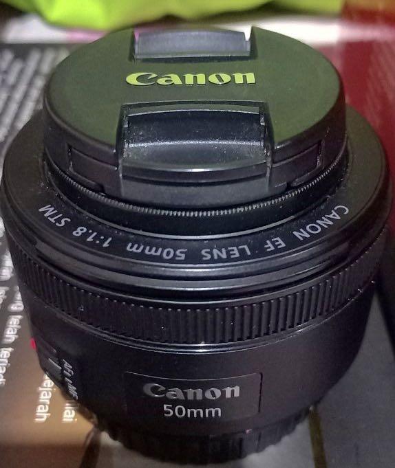 jual jujur lensa fix canon 50mm f 1 8 stm