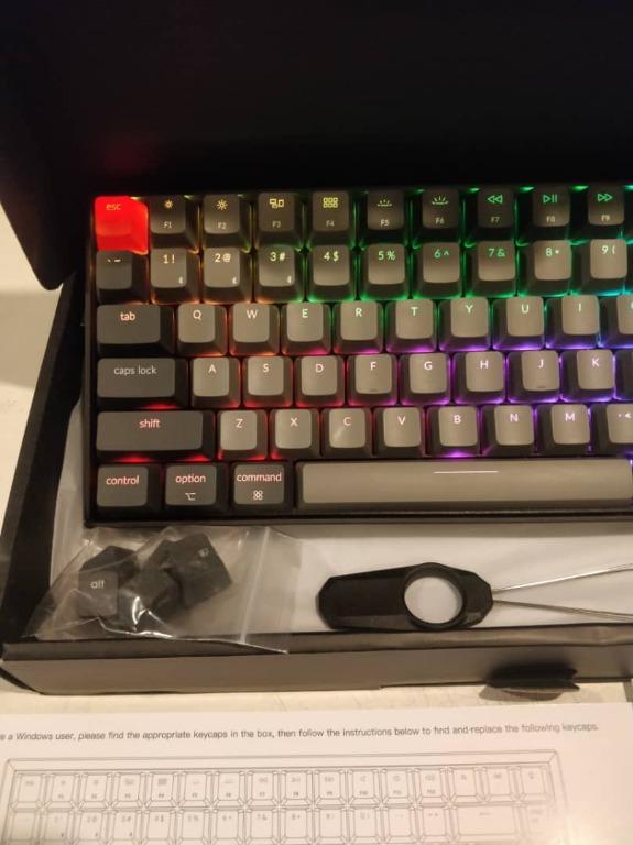 Keychron K2 Red Switch Wireless Mechanical Keyboard, Computers & Tech