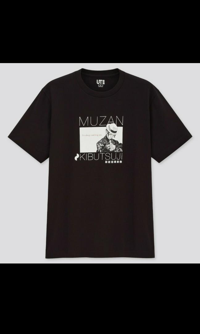 Kimetsu No Yaiba X Uniqlo Muzan Kibutsuji Men S Fashion Clothes Tops On Carousell
