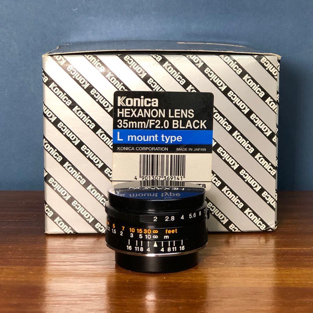 Konica UC HEXANON 35mm f2 Black Paint Limited, 攝影器材, 鏡頭及