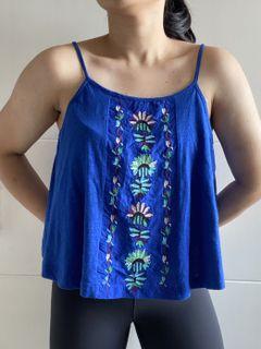 [LIKE NEW] Roxy Embroidered Sleeveless Top