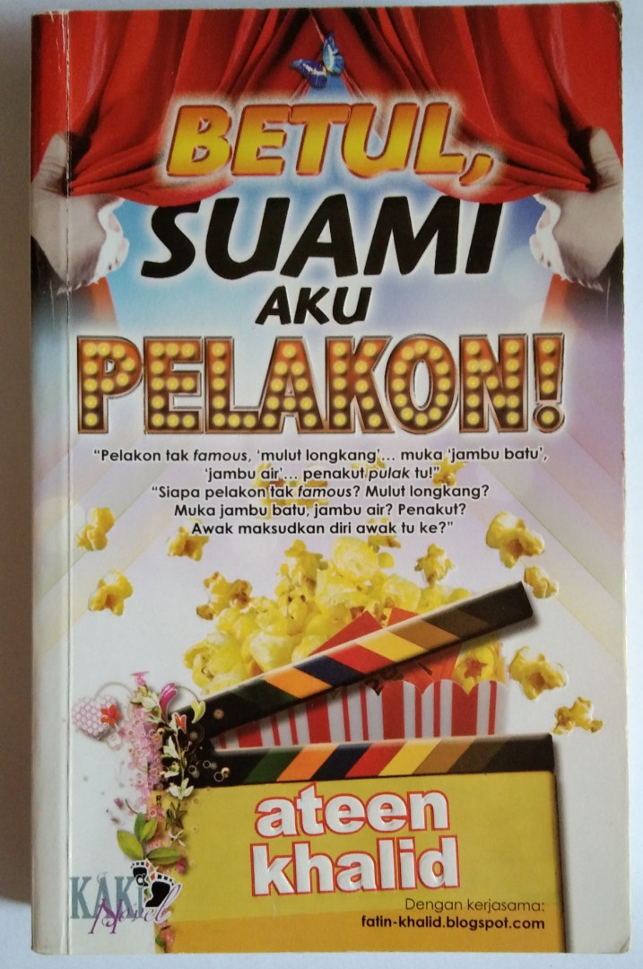 Malay Preloved Novel Betul Suami Aku Pelakon Books Stationery Books On Carousell