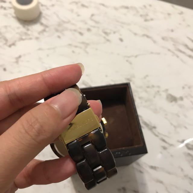 Michael Kors Tortoise Shell Watch Mk 5216