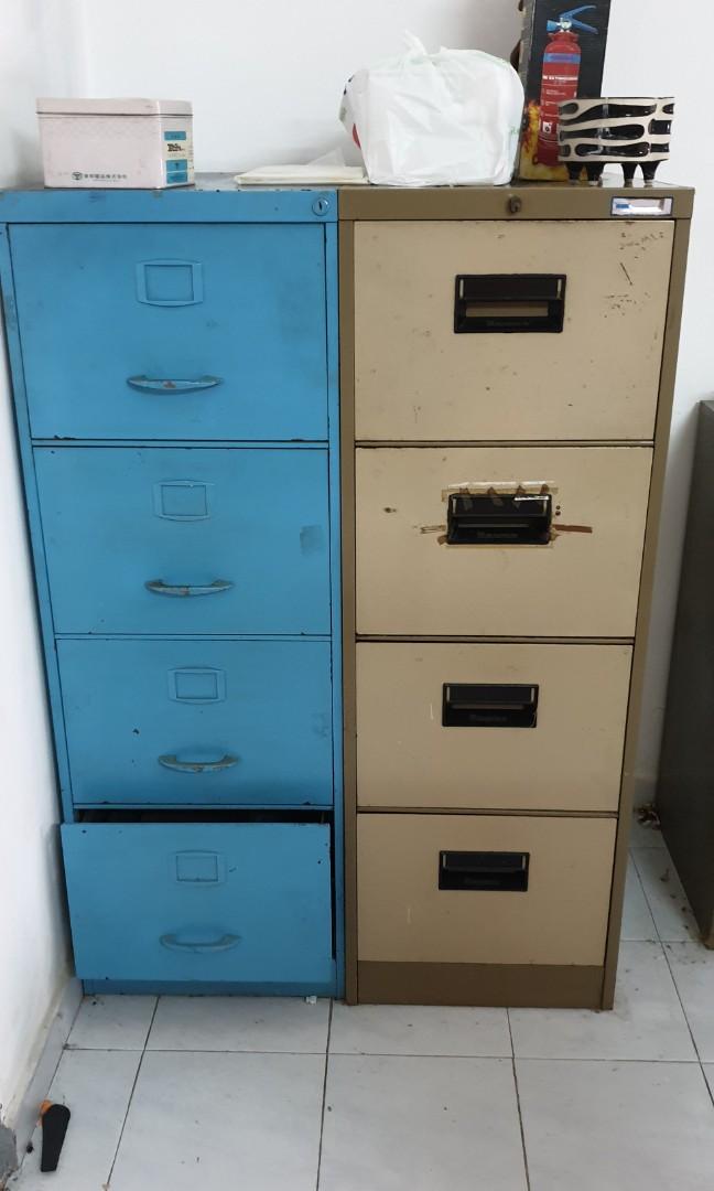 Moving Sale Filing Cabinets 4 Drawers Furniture Shelves Drawers On Carousell