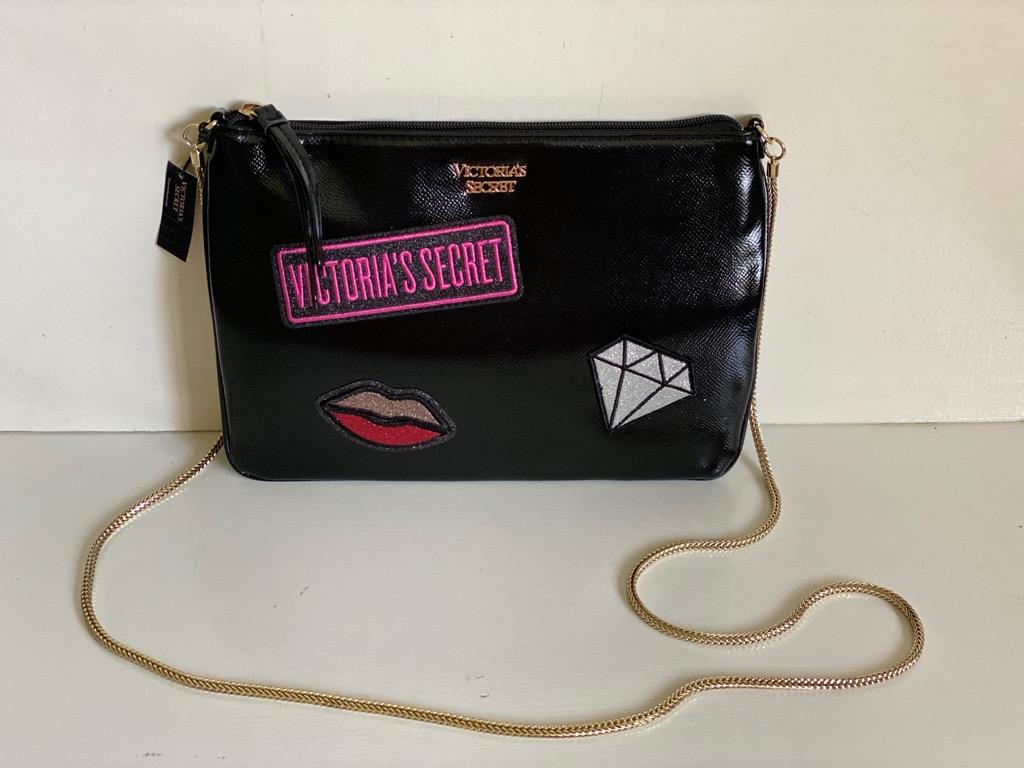 victoria secret black purse
