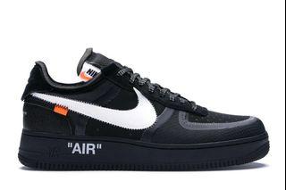 nike air force 1 just do it off white