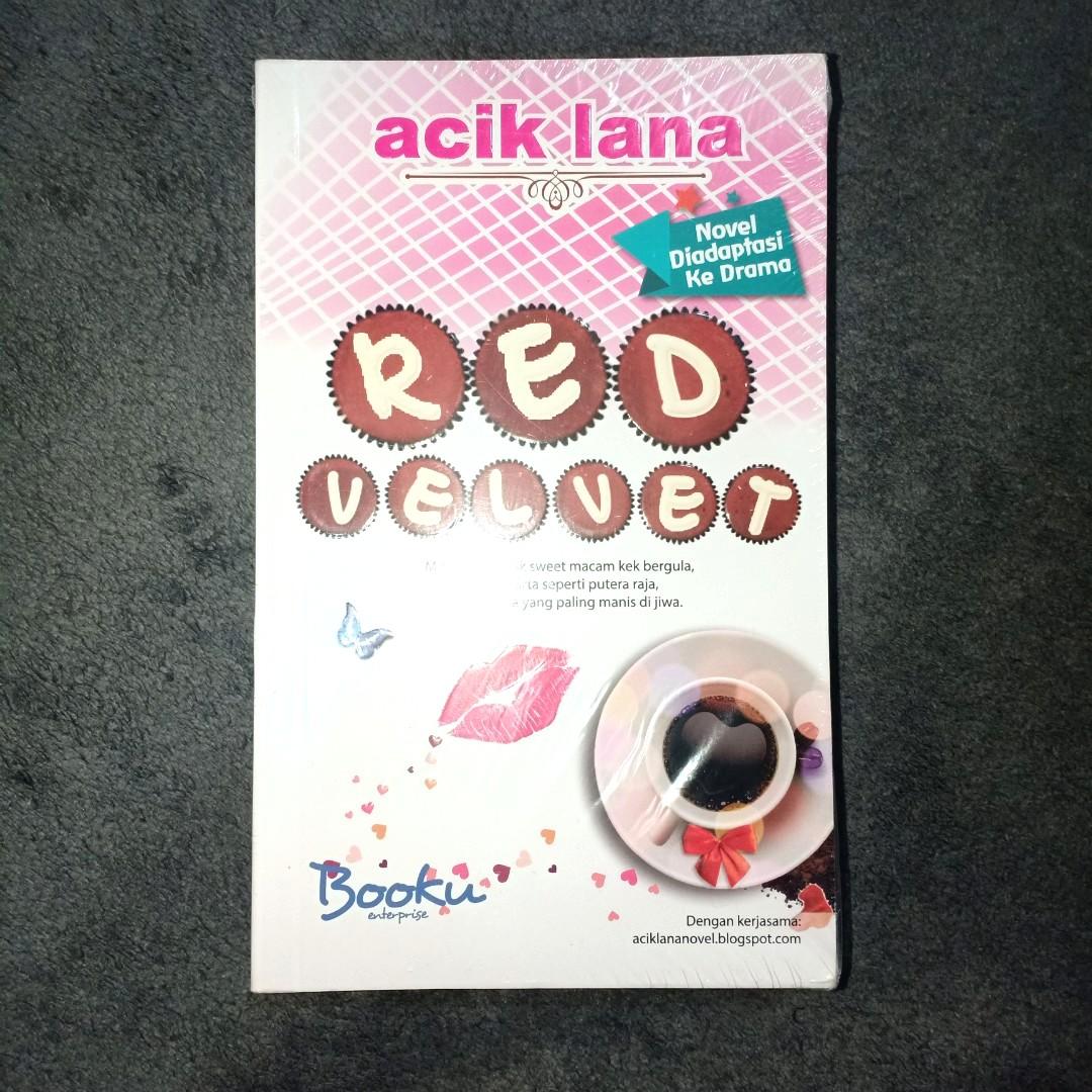 Novel Melayu Red Velvet Karya Acik Lana Books Stationery Books On Carousell