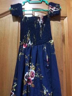 Off shoulder floral dress