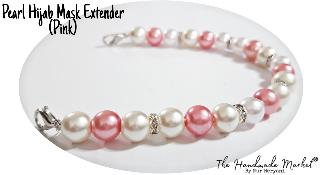 Pearl Hijab Mask Extenders (20cm before 