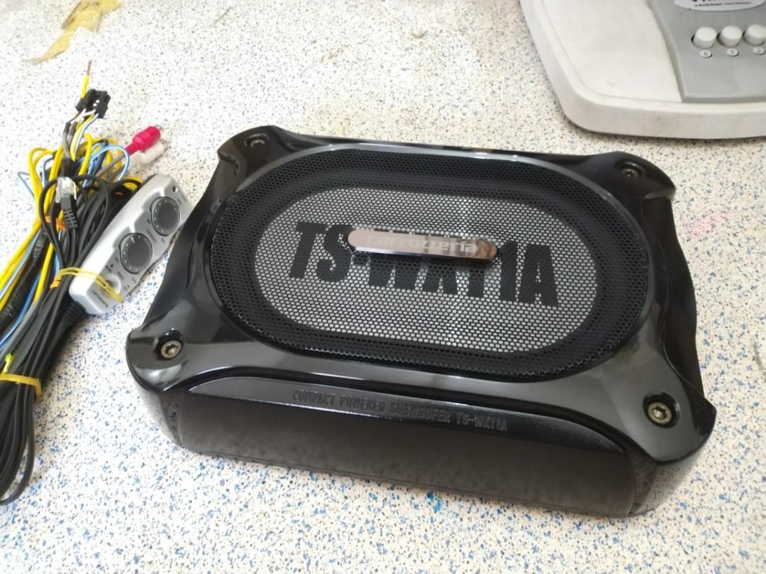 carrozzeria TS-WX110A パワードサブウーファー　美品 Amazon.co.jp: パイオニア carrozzeria パワードサブウーファー TS