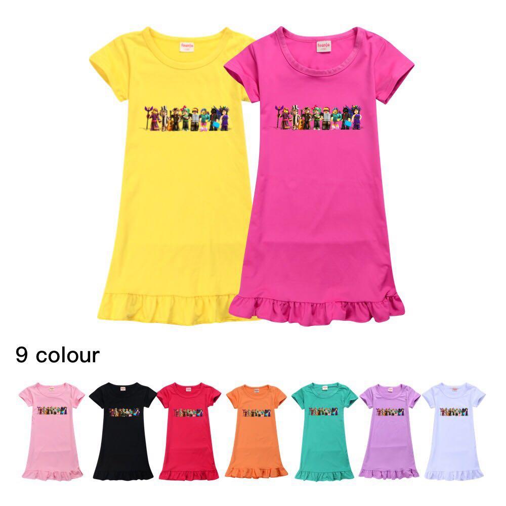 Po Roblox Dress Babies Kids Girls Apparel 4 To 7 Years On Carousell - roblox chain t shirt off 70 free shipping