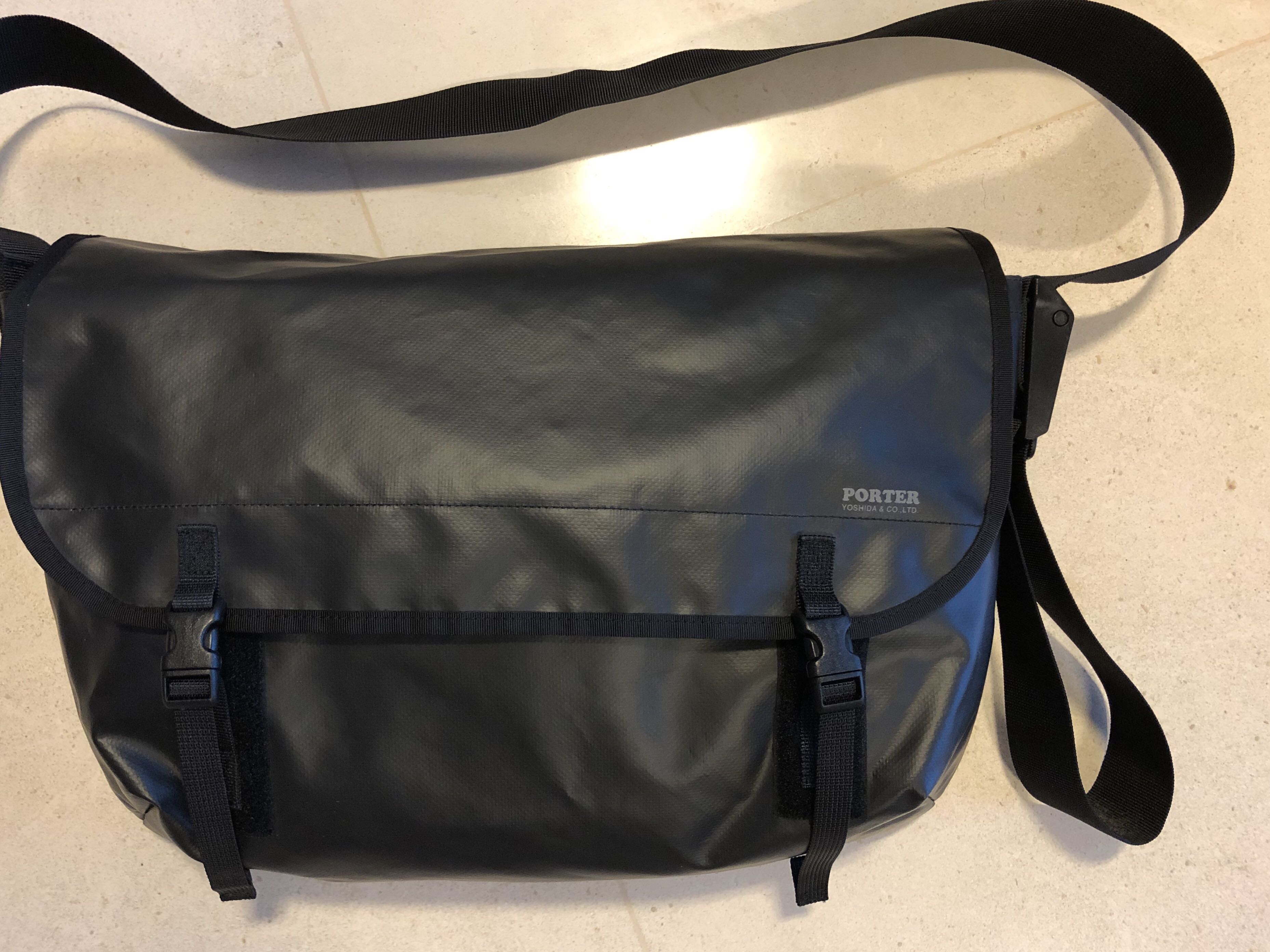 Porter Shoulder Bag Messenger Black