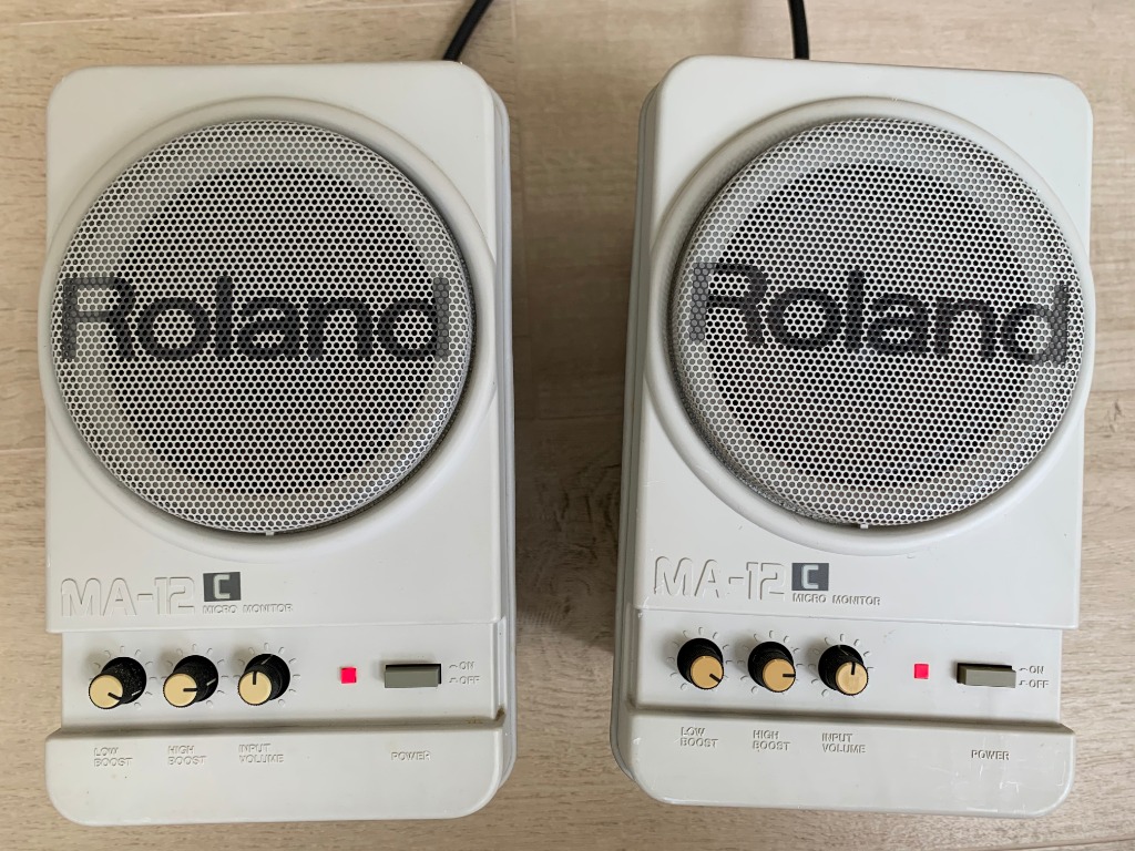 Roland MA12C Stereo Micro Monitor【 Made in JAPAN 】, 興趣及遊戲, 音樂、樂器 & 配件