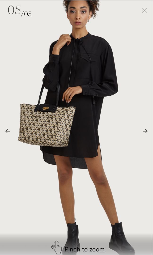 Salvatore Ferragamo Gancini small tote Luxury Bags Wallets on
