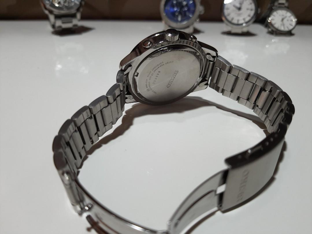Seiko chronograph stainless Steel 100M, Men's Fashion, Watches &  Accessories, Watches on Carousell