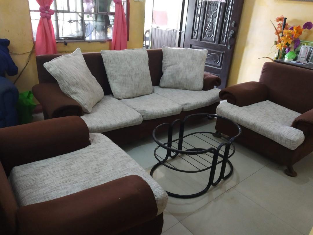Sofa Set, Furniture & Home Living, Furniture, Sofas on Carousell