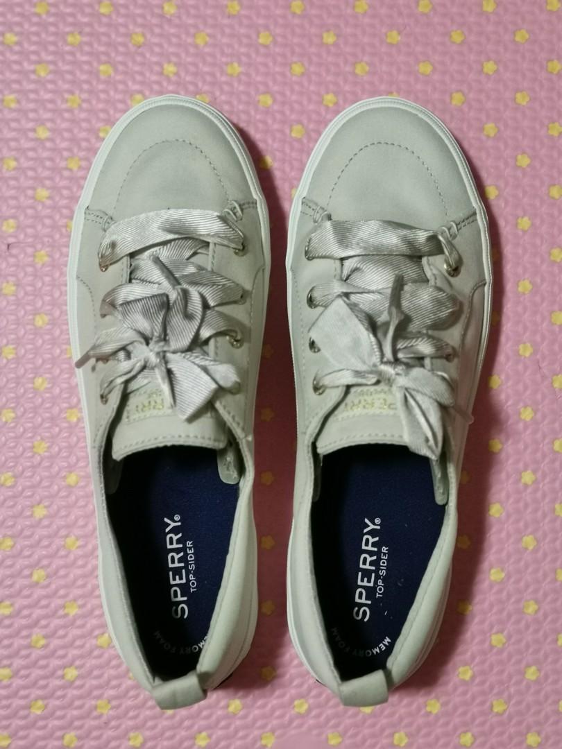 Reserved Sperry Crest Vibe Satin Lace Ivory Women s Fashion