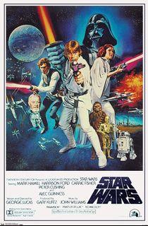 STAR WARS A New Hope Movie Poster (Officially Licensed Reprint) | FREE SHIPPING