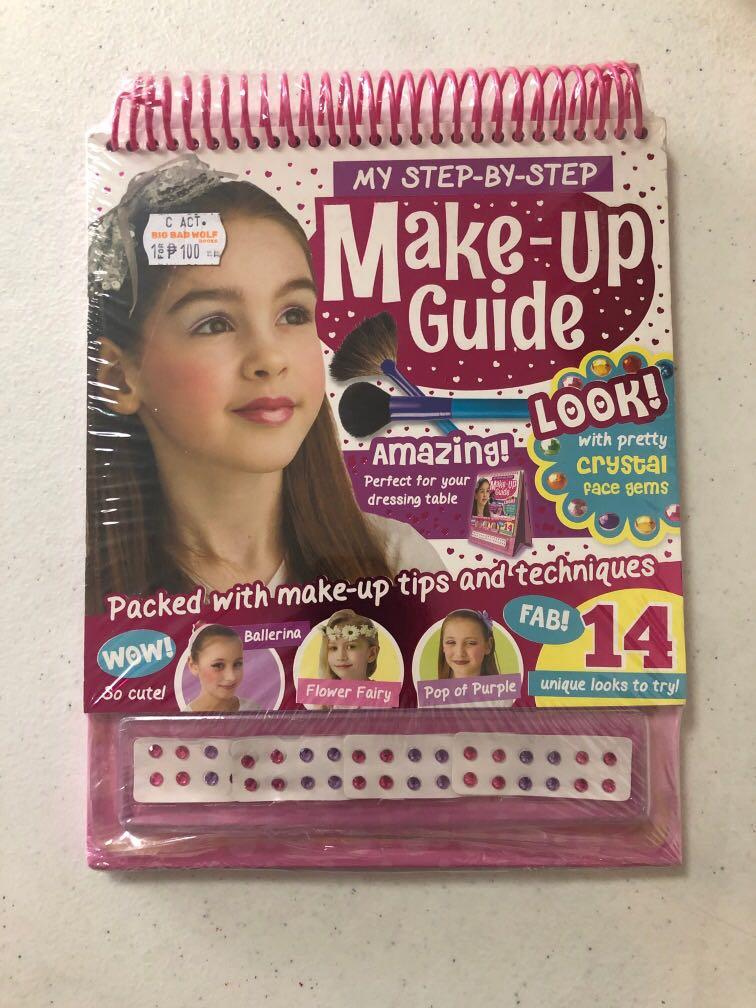 Step by step make up guide by igloo books (Category: Makeup) located in Manila. Submitted by cabbielopez (Listing ID 1030352368, Image 1). Description: Step by step make up guide With crystal face gems included Brand new Sealed Bought from BBW Perfect for your dressing table.