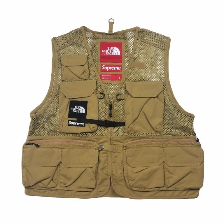 TNF x Supreme 20SS Cargo Vest 聯名口袋馬甲, 男裝, 上身及套裝, 背心