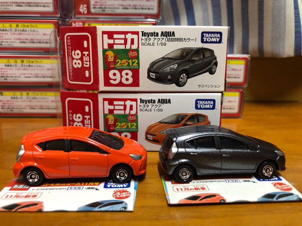 Tomica No.98 TOYOTA AQUA Carousell