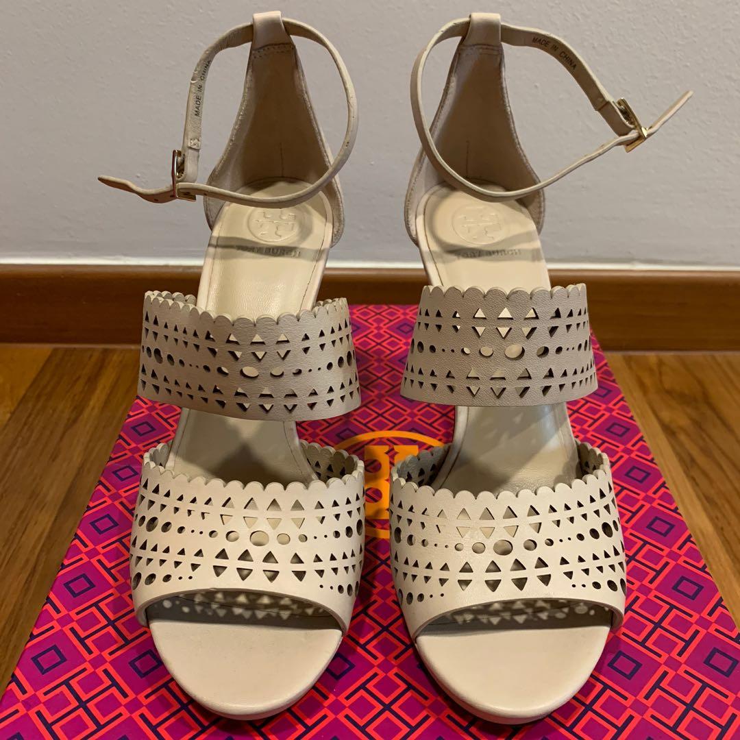 Tory burch strappy heels hotsell