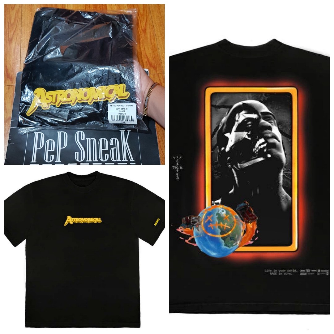 travis scott portrait tee