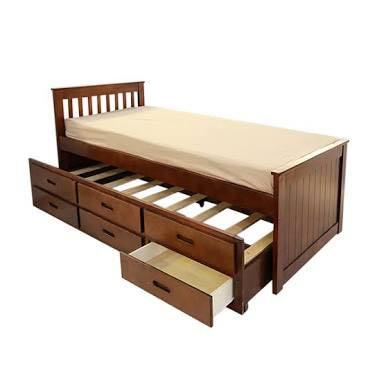 trundle bed with desk