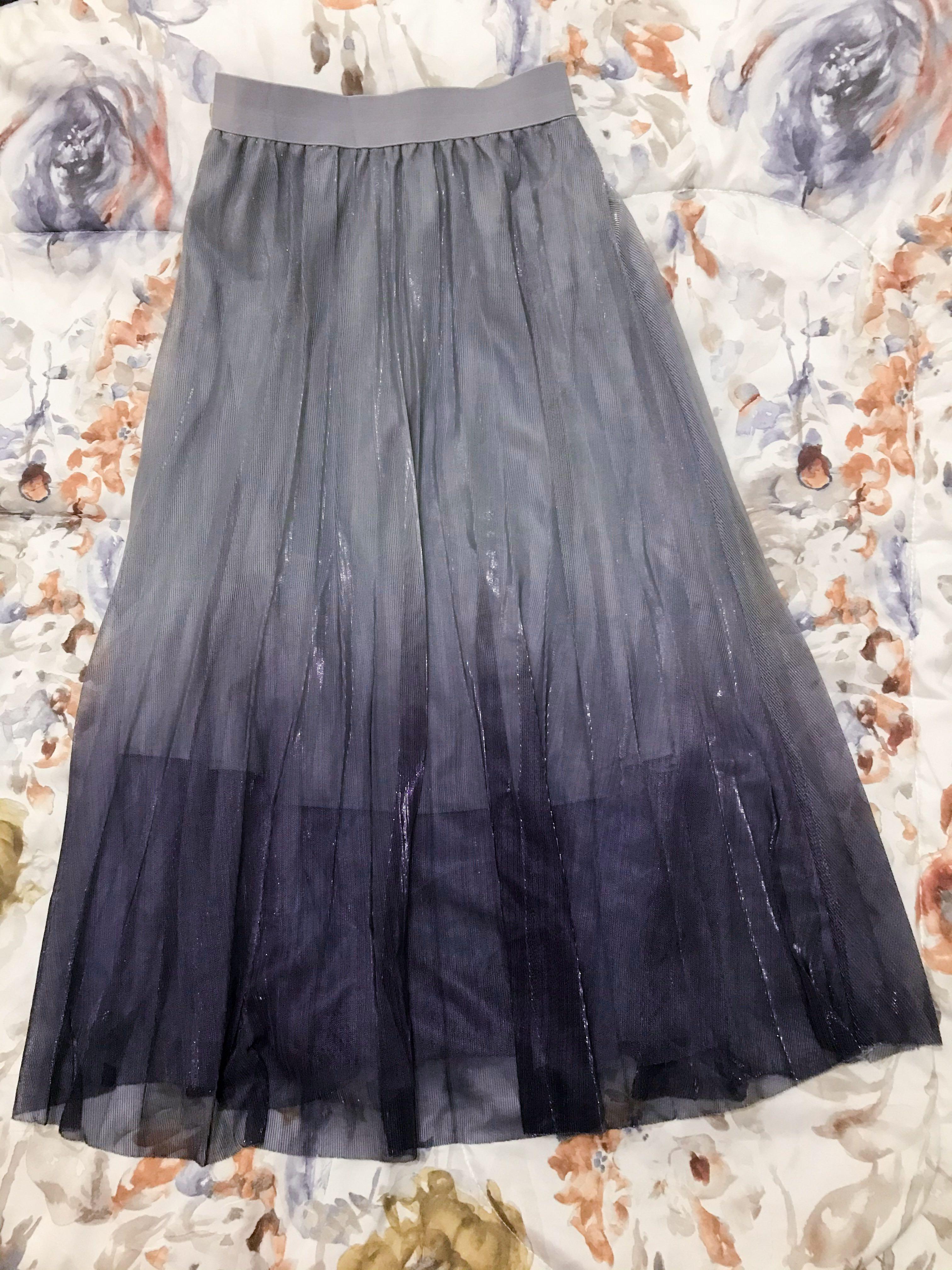 long tutu skirt purple