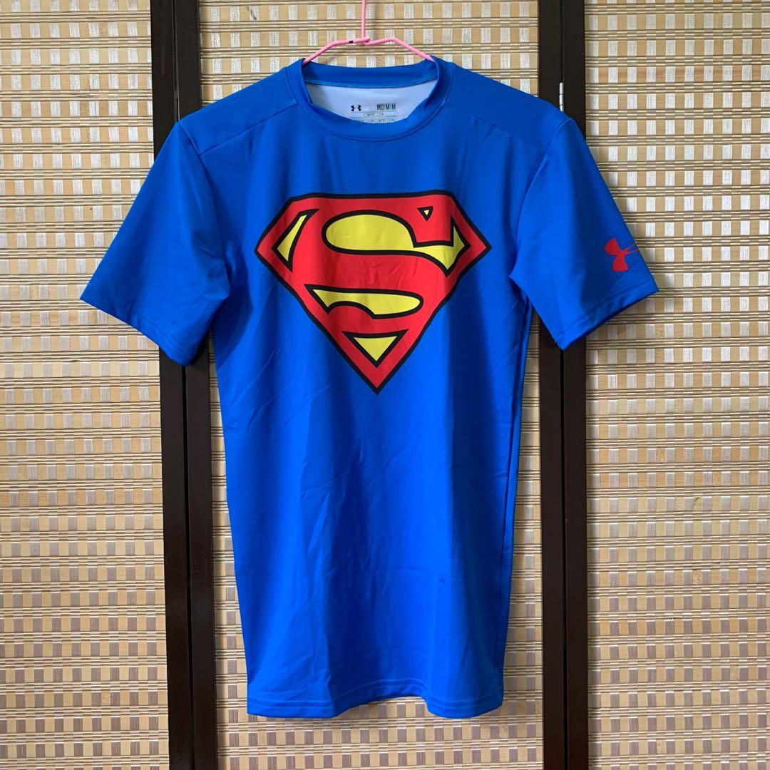 UA Superman Tee dri fit Men s Fashion Activewear on Carousell