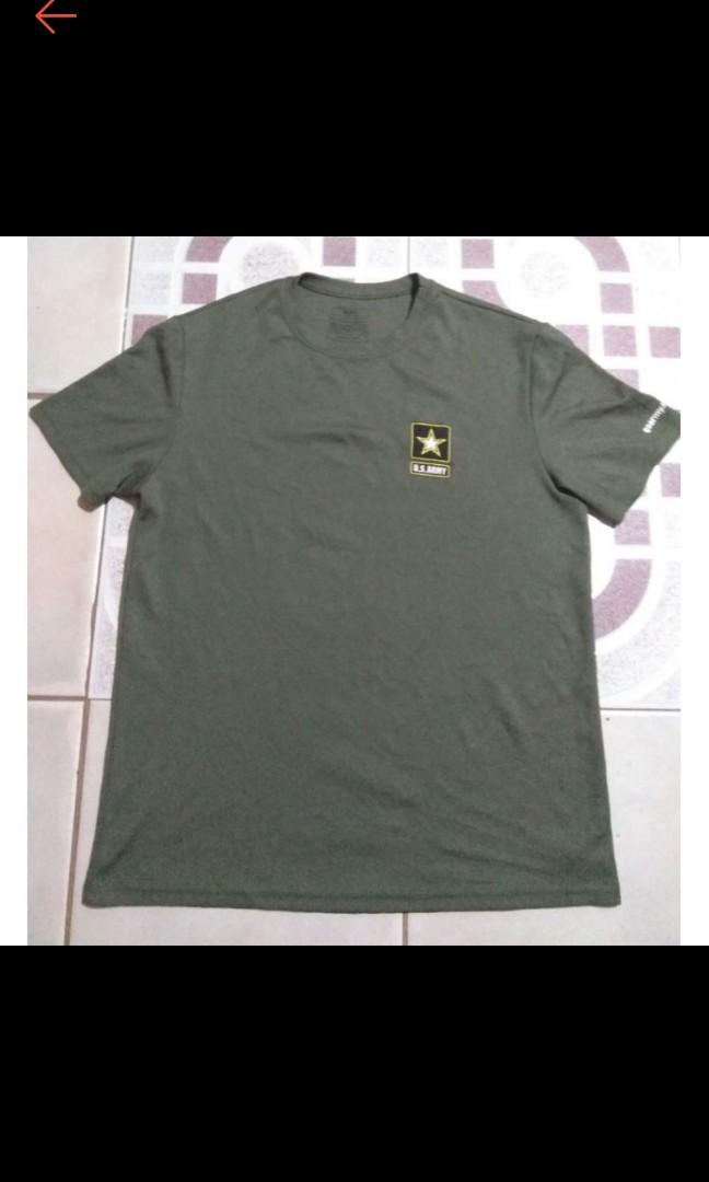 u.s army drifit authentiic made in USA t shirt size medium Men s
