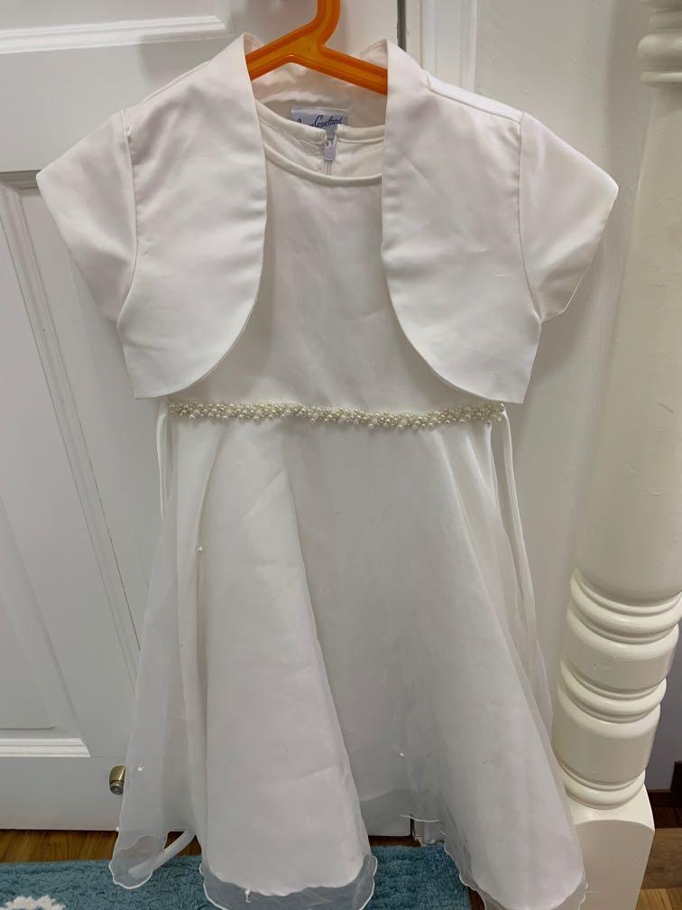 little girl white graduation dresses
