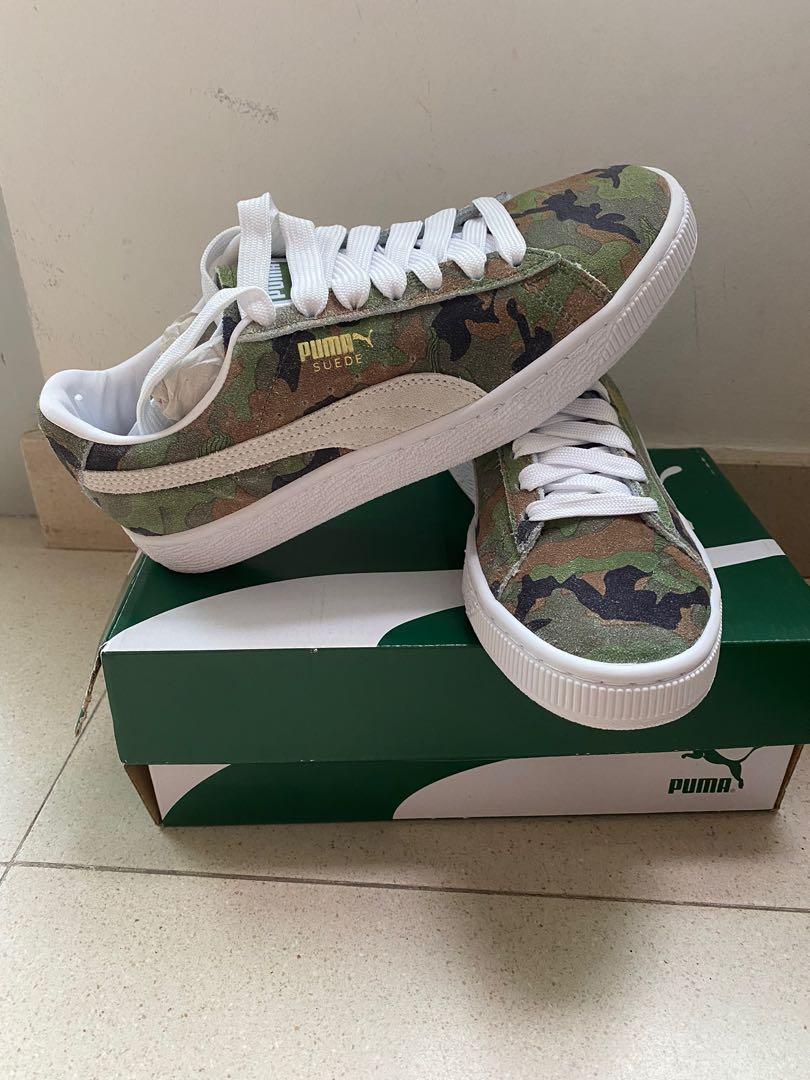 Puma suede camouflage sales