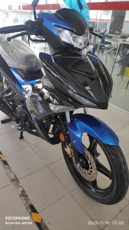 Yamaha Y15 Storm Blue Low Down Payment Motorbikes On Carousell