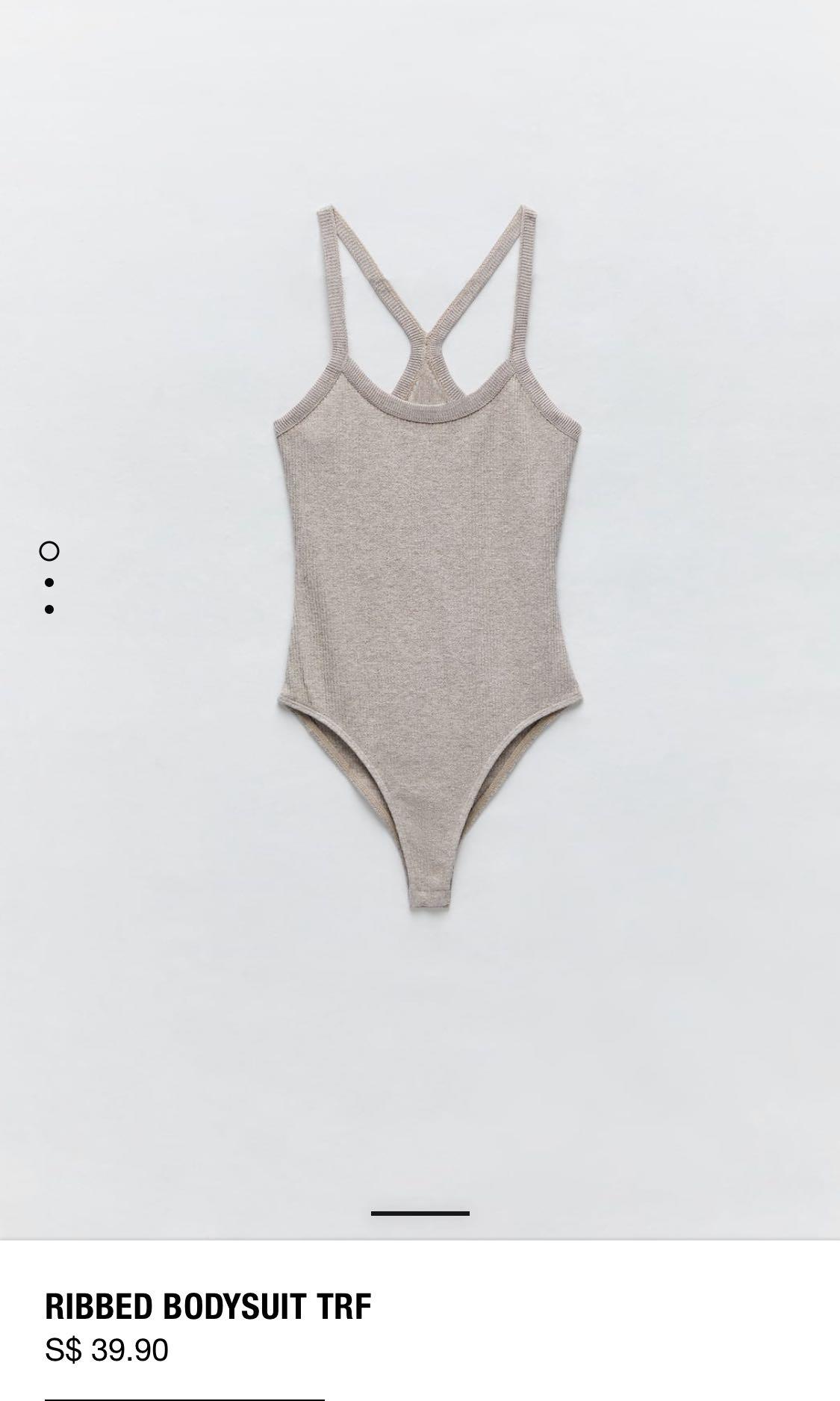 Zara ribbed bodysuit
