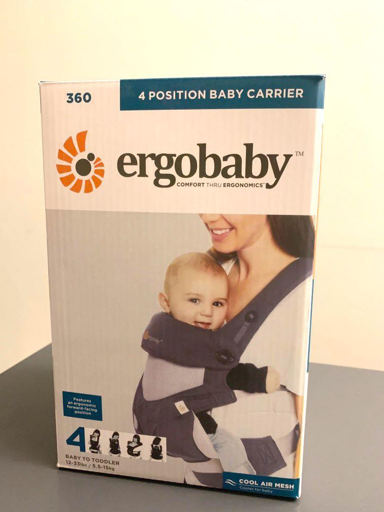 New 360 Ergobaby 4 Position Baby Carrier OEM Set
