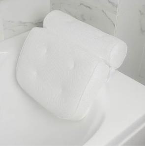 3D Mesh Spa Non-Slip Cushioned Bath Tub Spa Pillow Bathtub