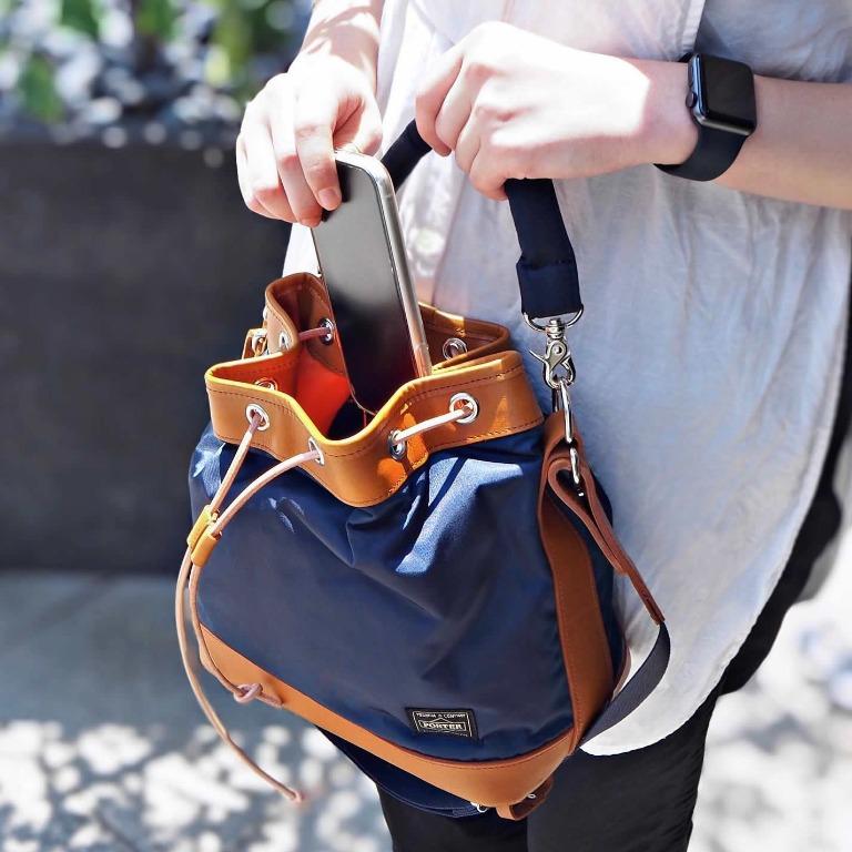 Porter string drawstring bag top