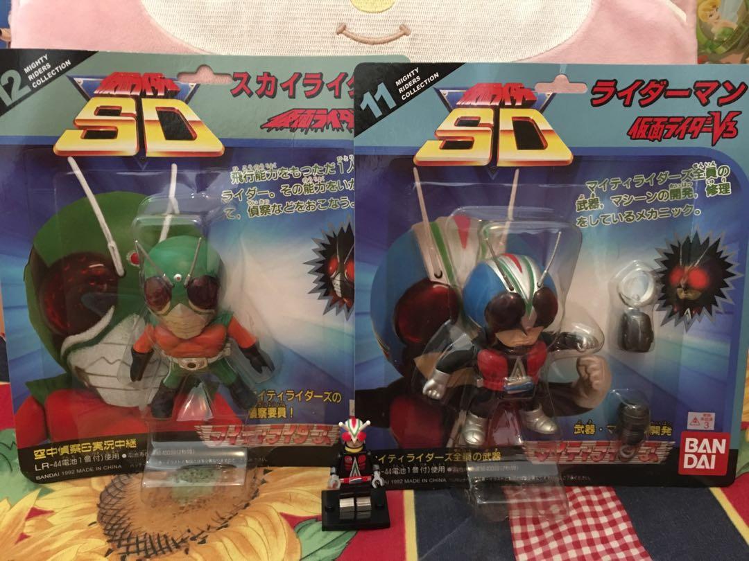 全新sd 幪面超人四號怪金剛八號sky Driver 一對送怪金剛小人 玩具 遊戲類 玩具 Carousell