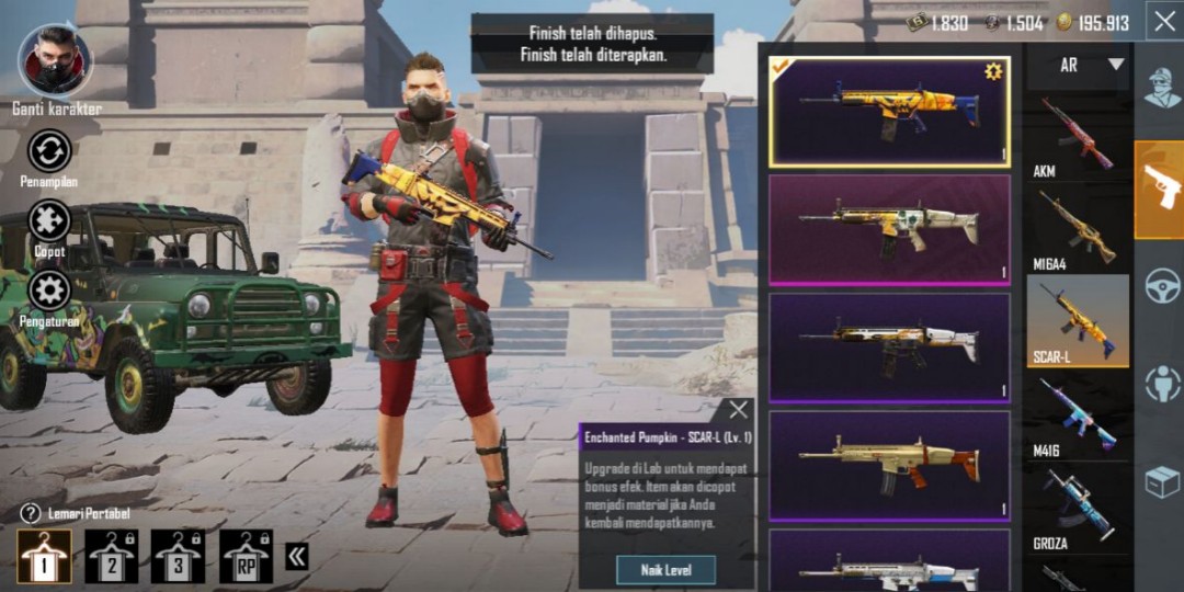 Scar L Halloween Lv1 Rm285 Video Gaming Video Games On Carousell