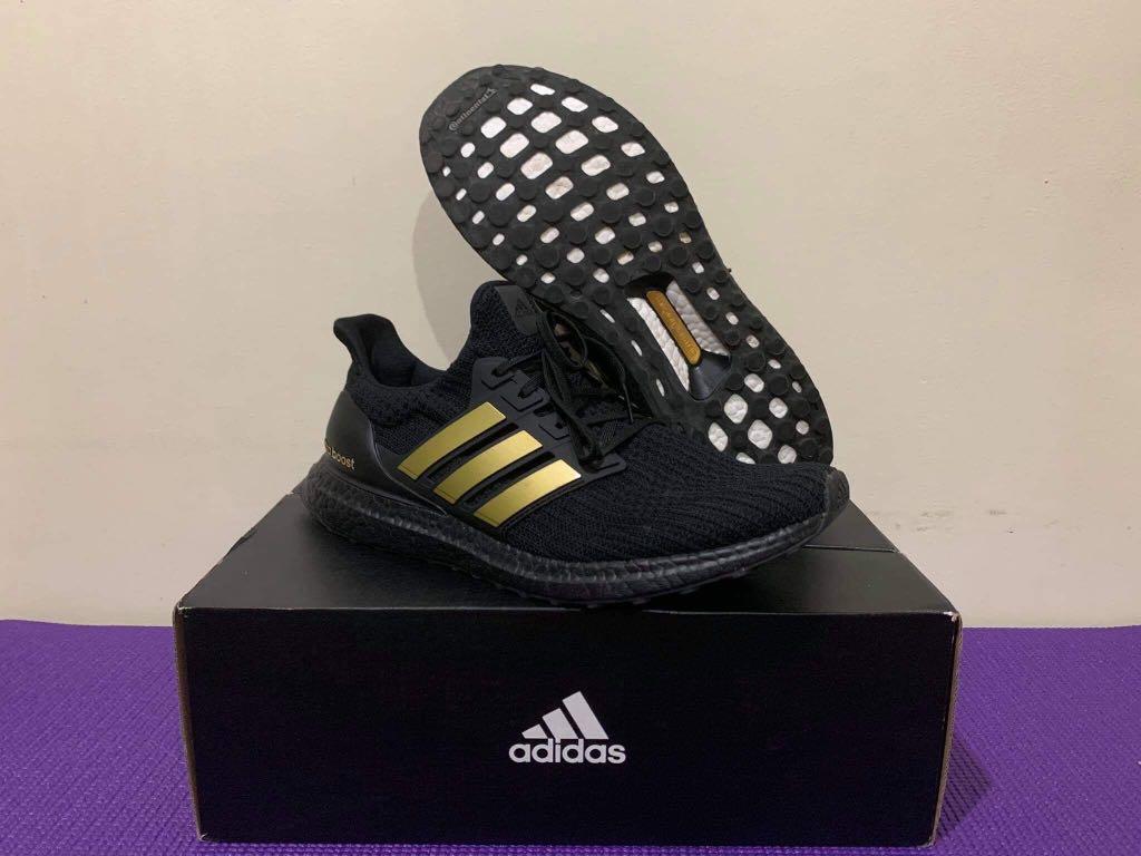 ultra boost dna black and gold