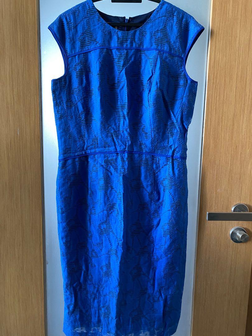 anne klein blue dress