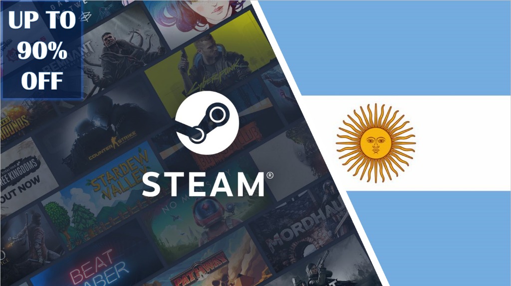 Argentina STEAM Account [Upto 90% Off Games!]