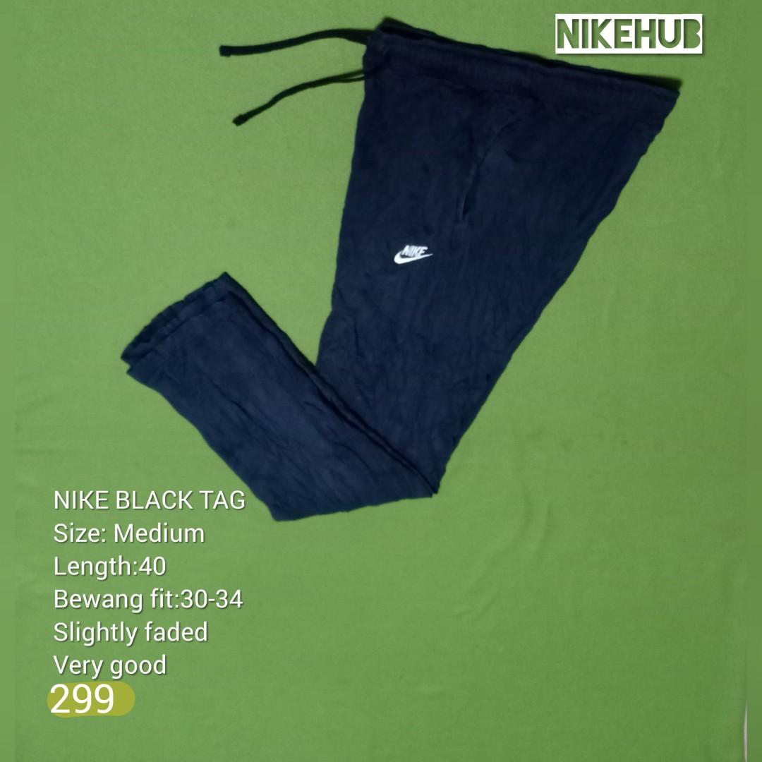 nike black joggers track pants