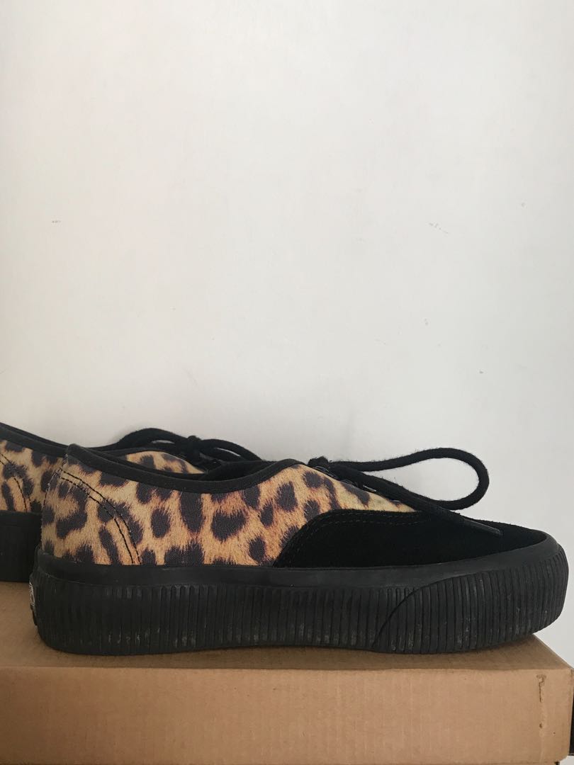 leopard authentic vans