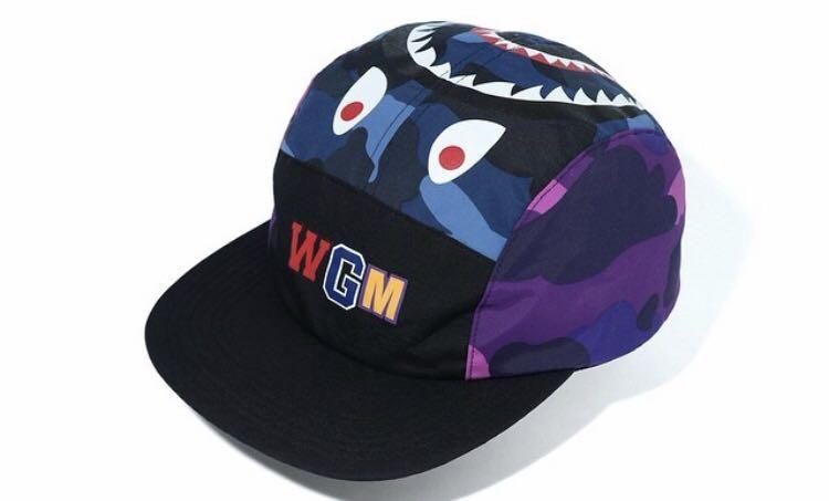 Bape color camo shark jet cap, Men's Fashion, Watches