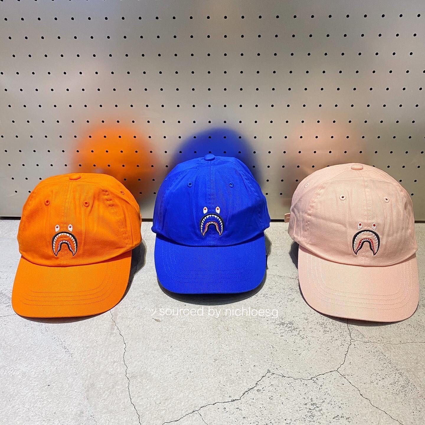 bape shark panel cap