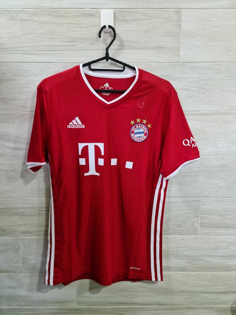 Bayern Munich Home Jersey 2020 21 Sports Sports Apparel On Carousell